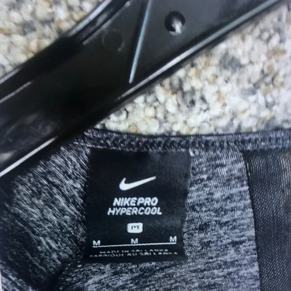 Nike Women's Dark Heather Gray Long-Sleeve Athletic Top - Picture 8 of 9